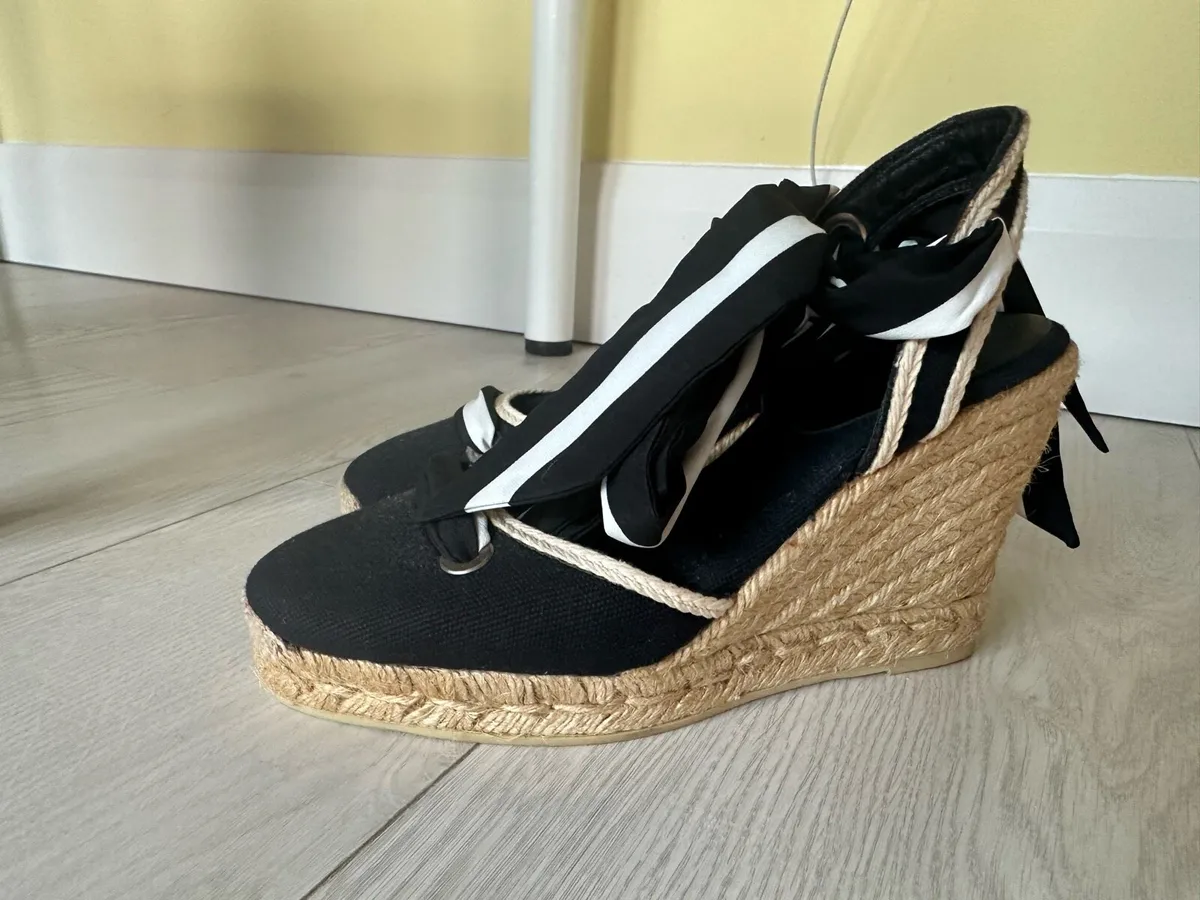 Bally Ribbon Wedges - Image 1