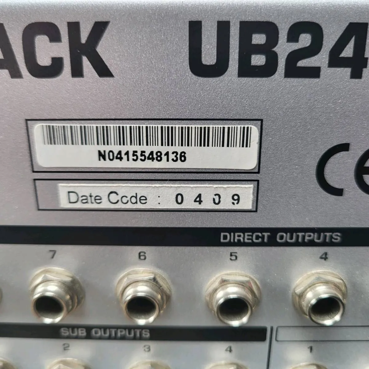 Beringer Eurorack UB2442FX-PRO Mixer - Image 4
