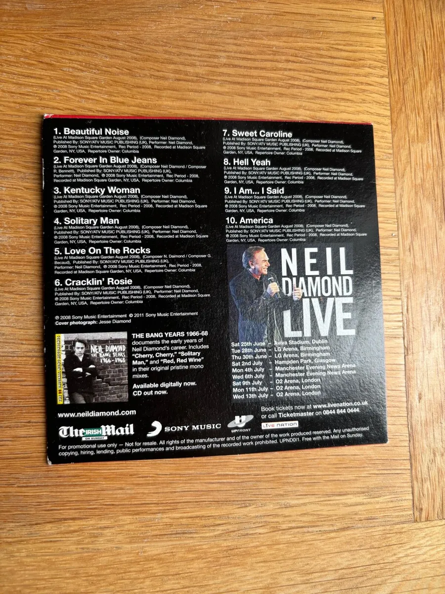 Neil Diamond, 10 Great Tracks from Hot August/NYC - Image 2