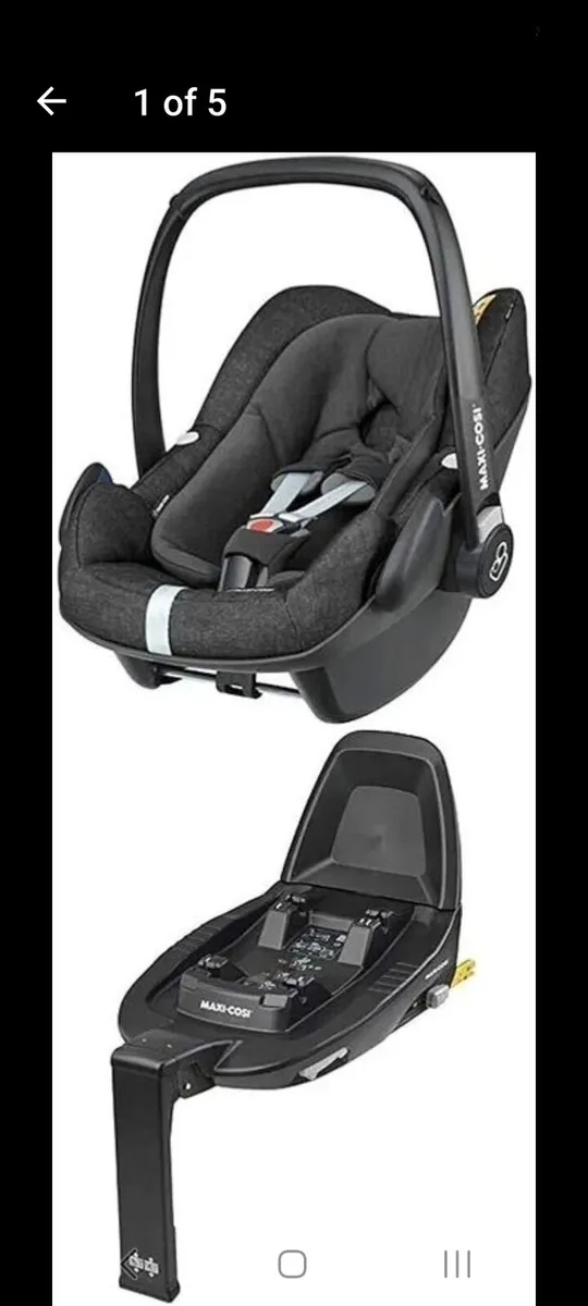 Maxi cosi 2way fix isofix and car seat - Image 2