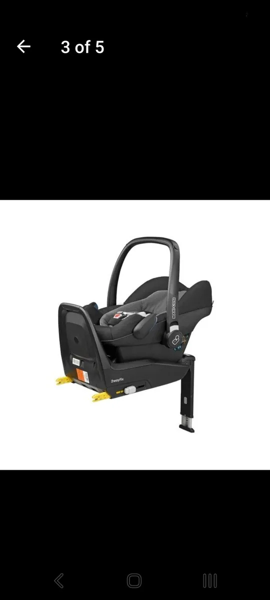 Maxi cosi 2way fix isofix and car seat - Image 4