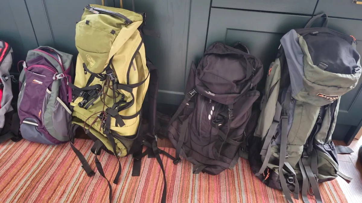 Rucksacks & Tent - Image 1