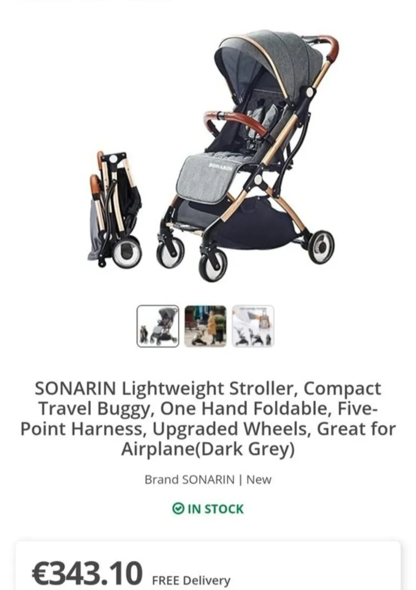 Lightweight  Buggy / travel buggy great for plane - Image 2