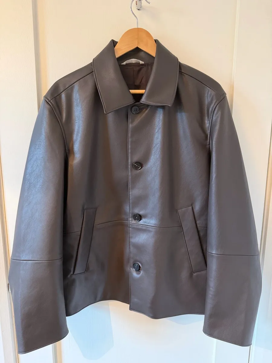 Size: Medium  Brand new zara leather effect jacket - Image 1