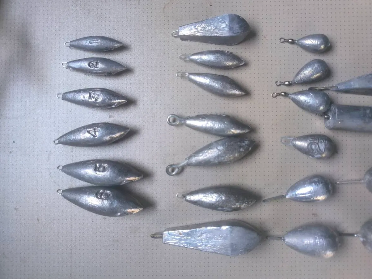 Fishing weights 1,2,3,4,5,6,8oz torpedo beach boat - Image 3