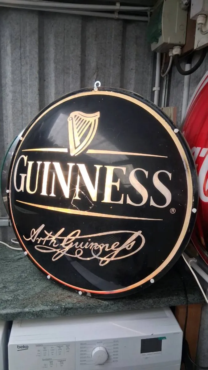 Guinness sign - Image 1