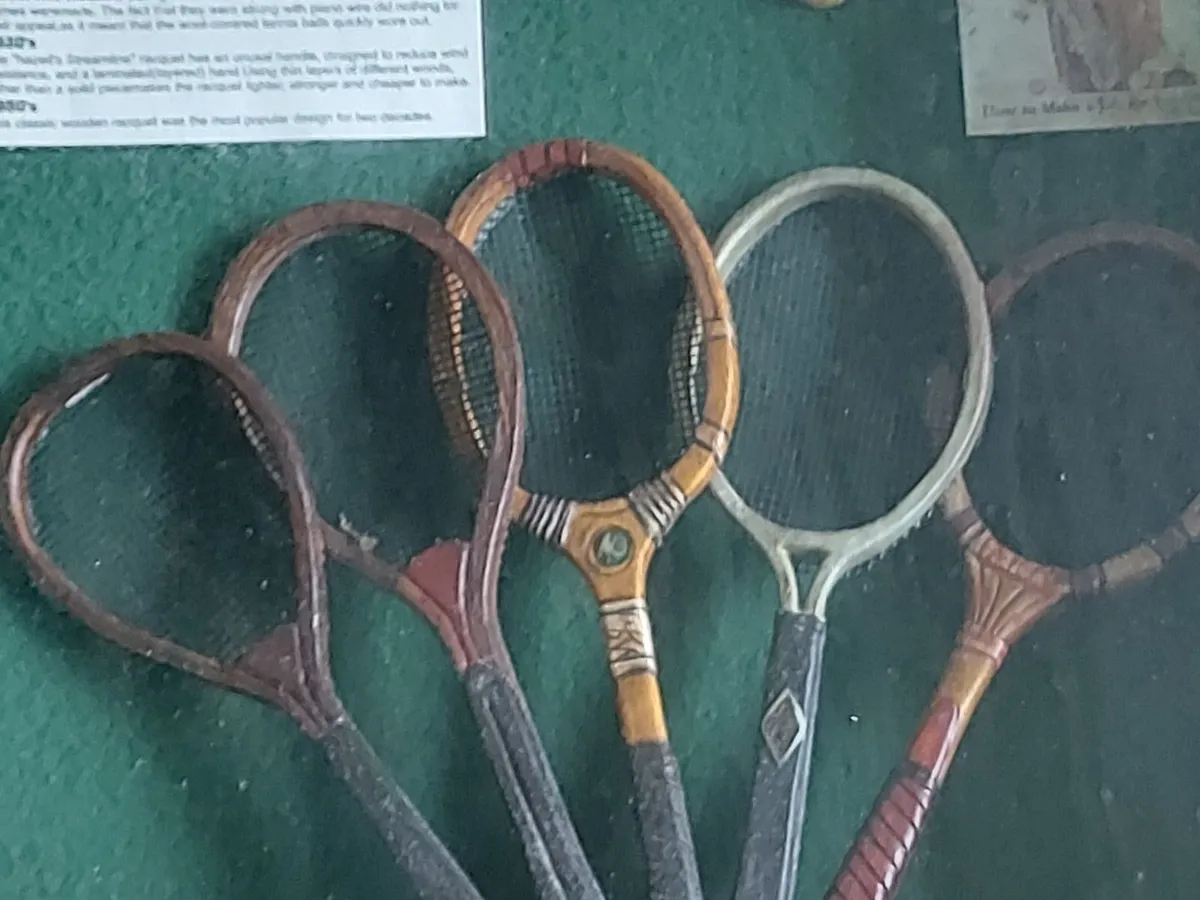 Framed History of the Tennis Racket - Image 2