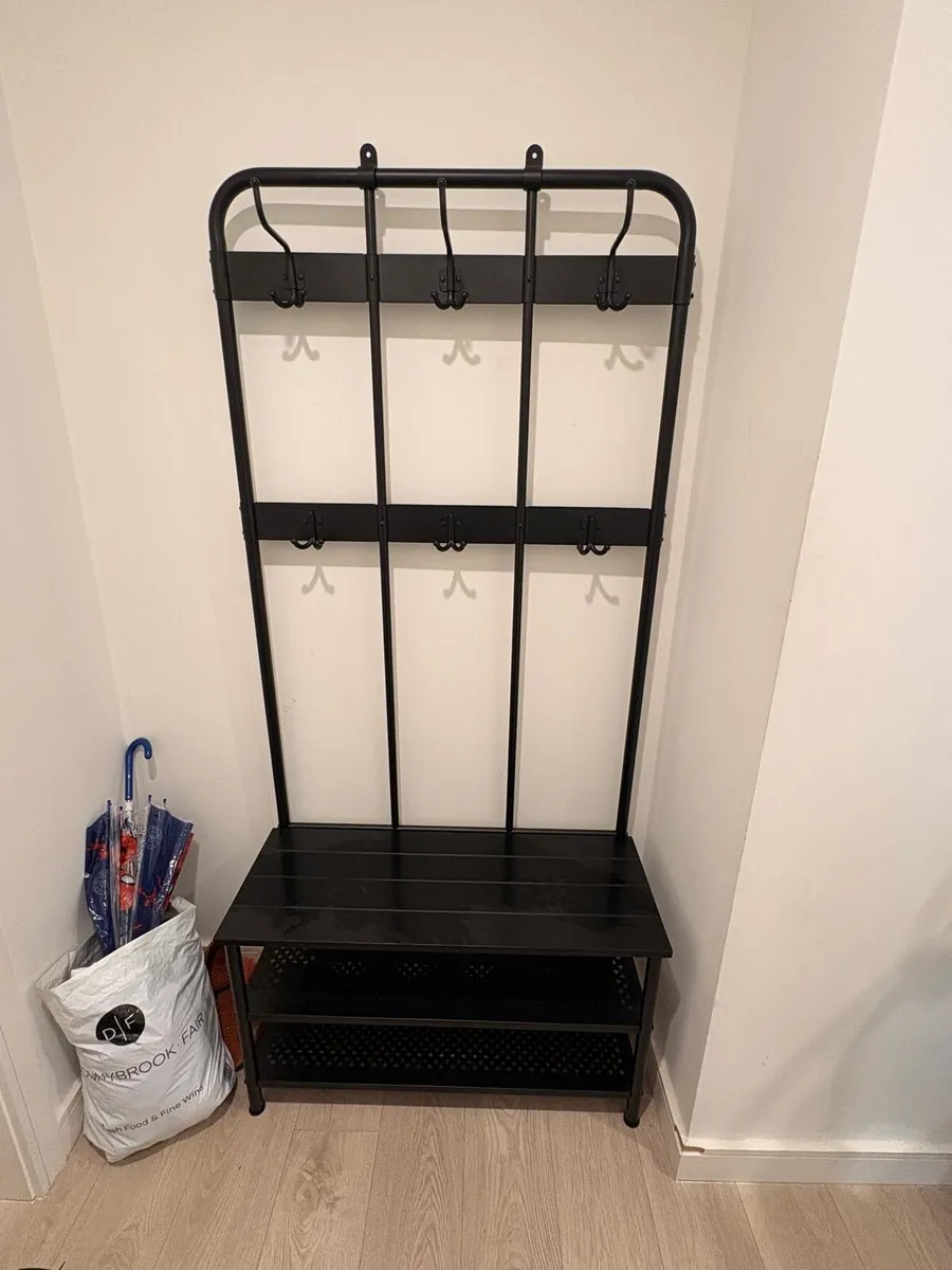IKEA Hallway Coat Rack & Shoe Storage Bench - Image 2
