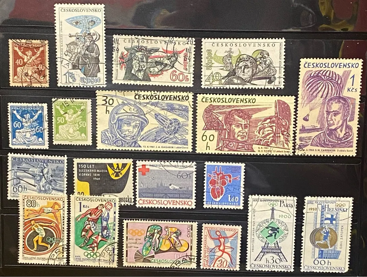 55 Czechoslovakian Stamp lot - Image 2