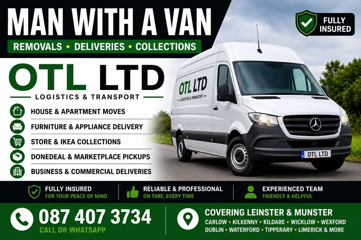 Man With A Van, House Moves, Deliveries & Removals