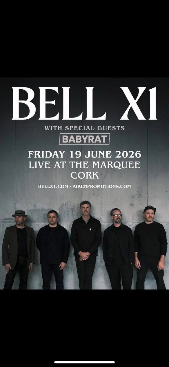 2 BellX1 Tickets Cork