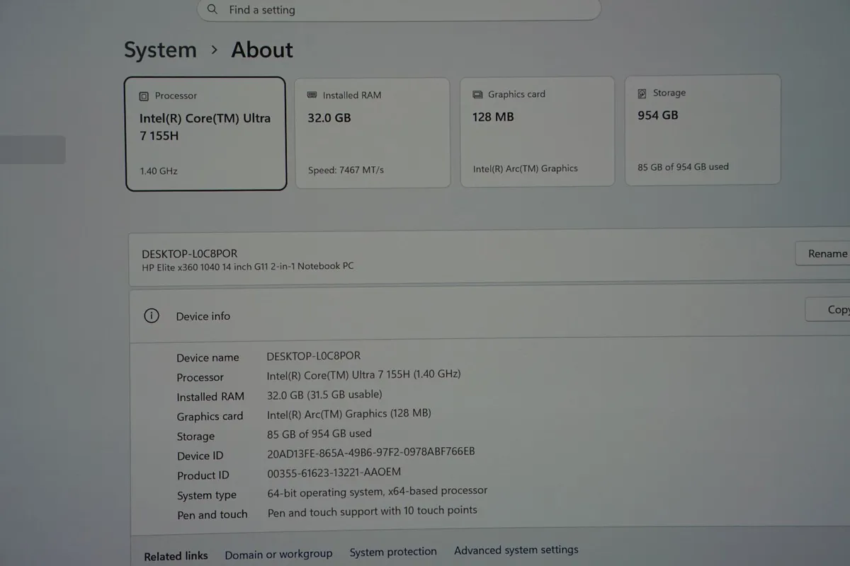 HP EliteBook x360 1040 G11 2.8K 120Hz OLED Touch - Image 2