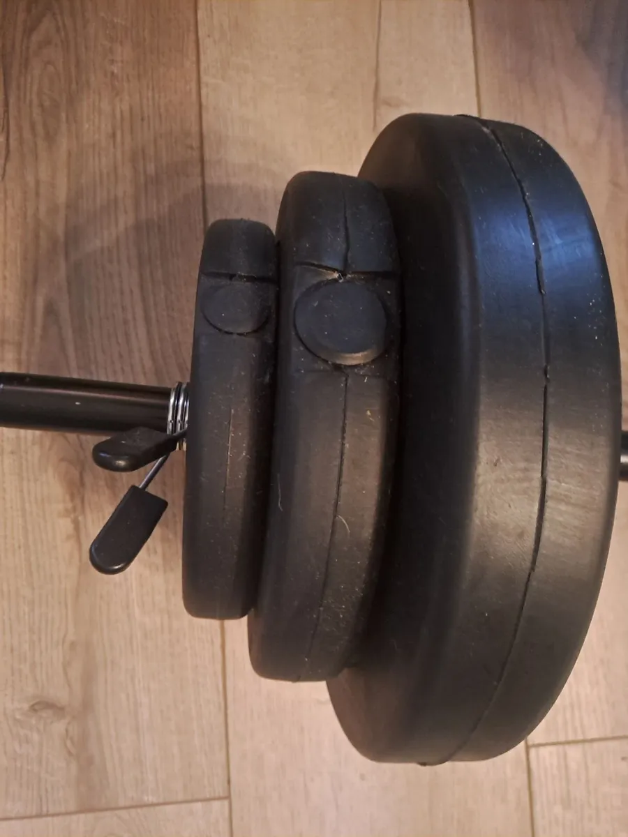 Barbell and weights - Image 1