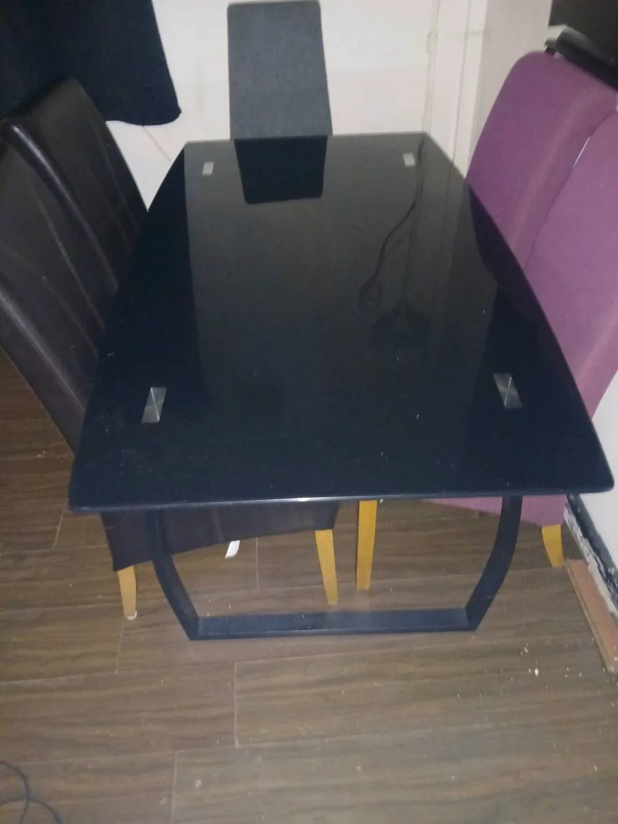 dining table and chairs - Image 1