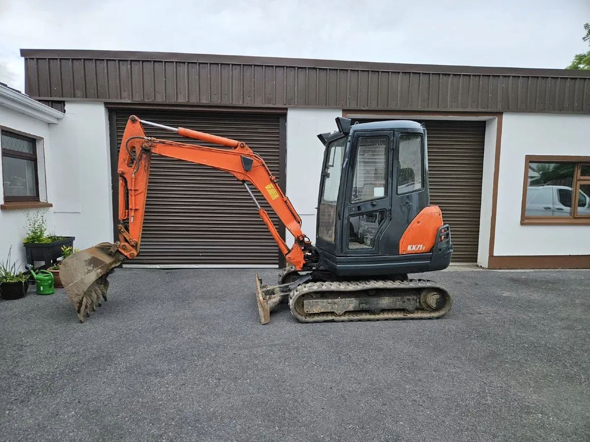Kubota KX71-3,2012 2.8 excavator, excellent condit - Image 1