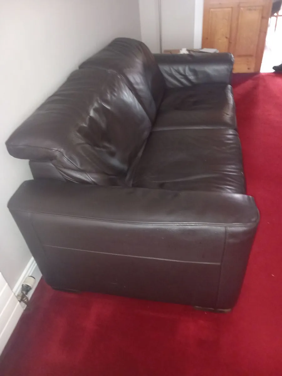 Leather Couch for Sale - Image 2