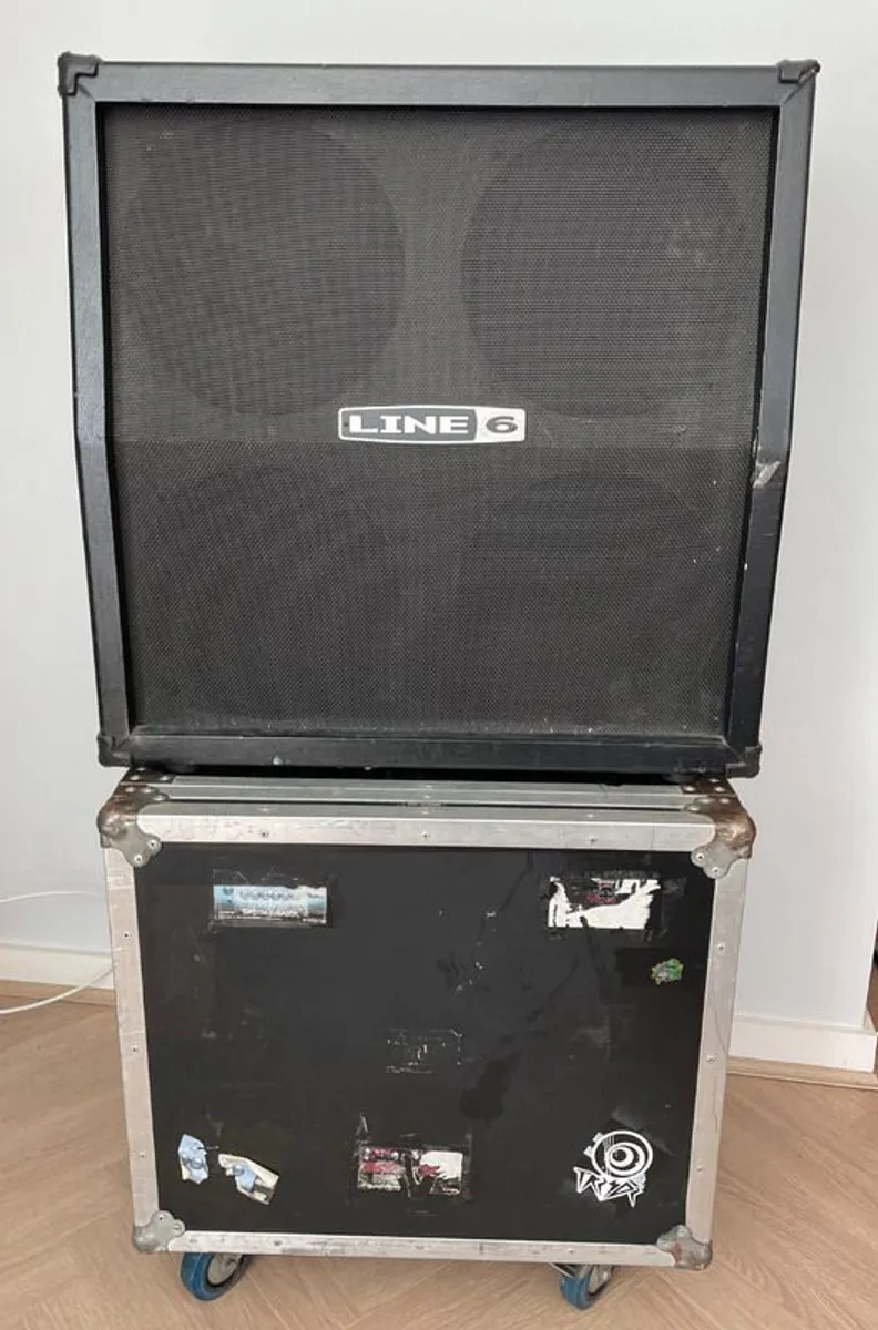 Line 6 Spider 4 x 12 Cab (slanted) - Image 1