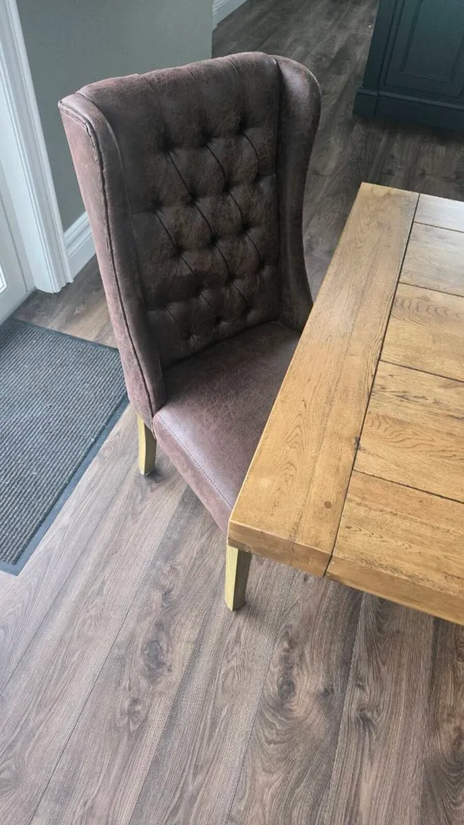 12 Dining table chairs - Image 1