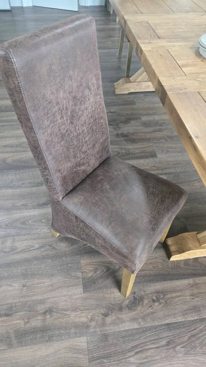 12 Dining table chairs - Image 2