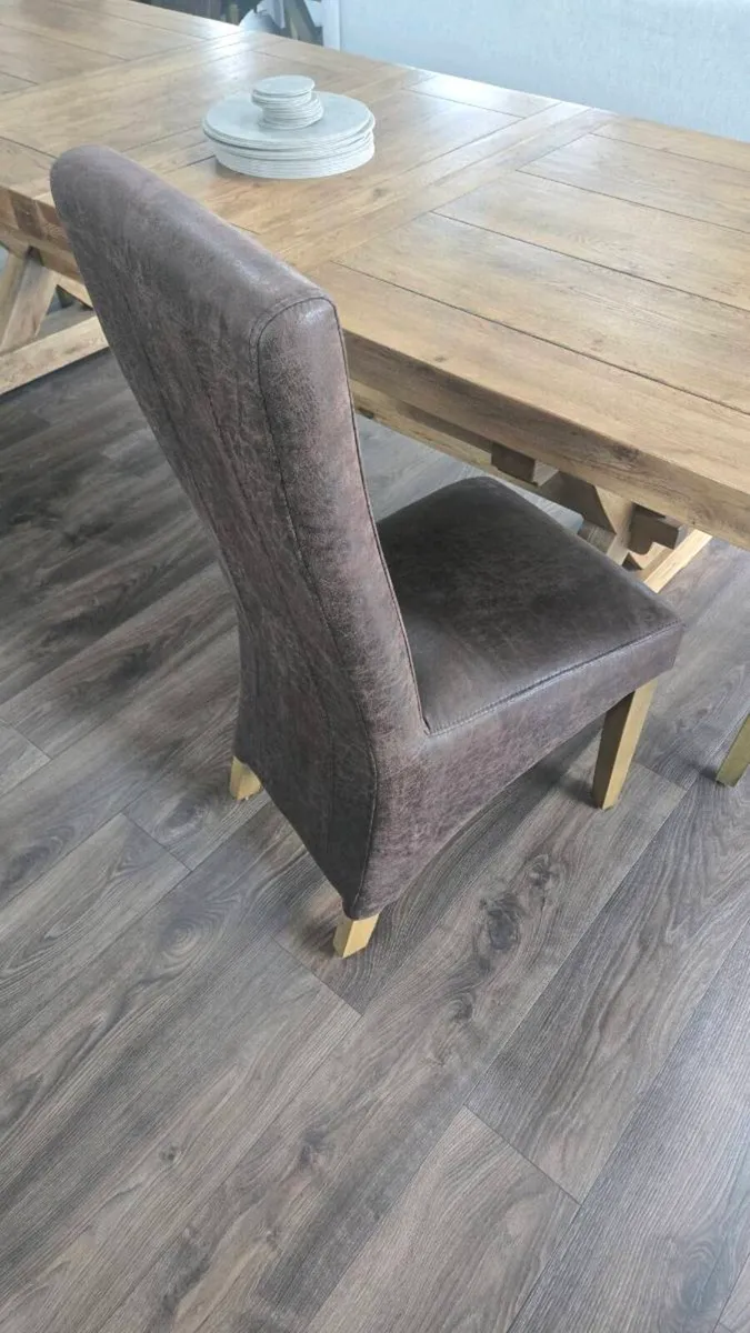 12 Dining table chairs - Image 3