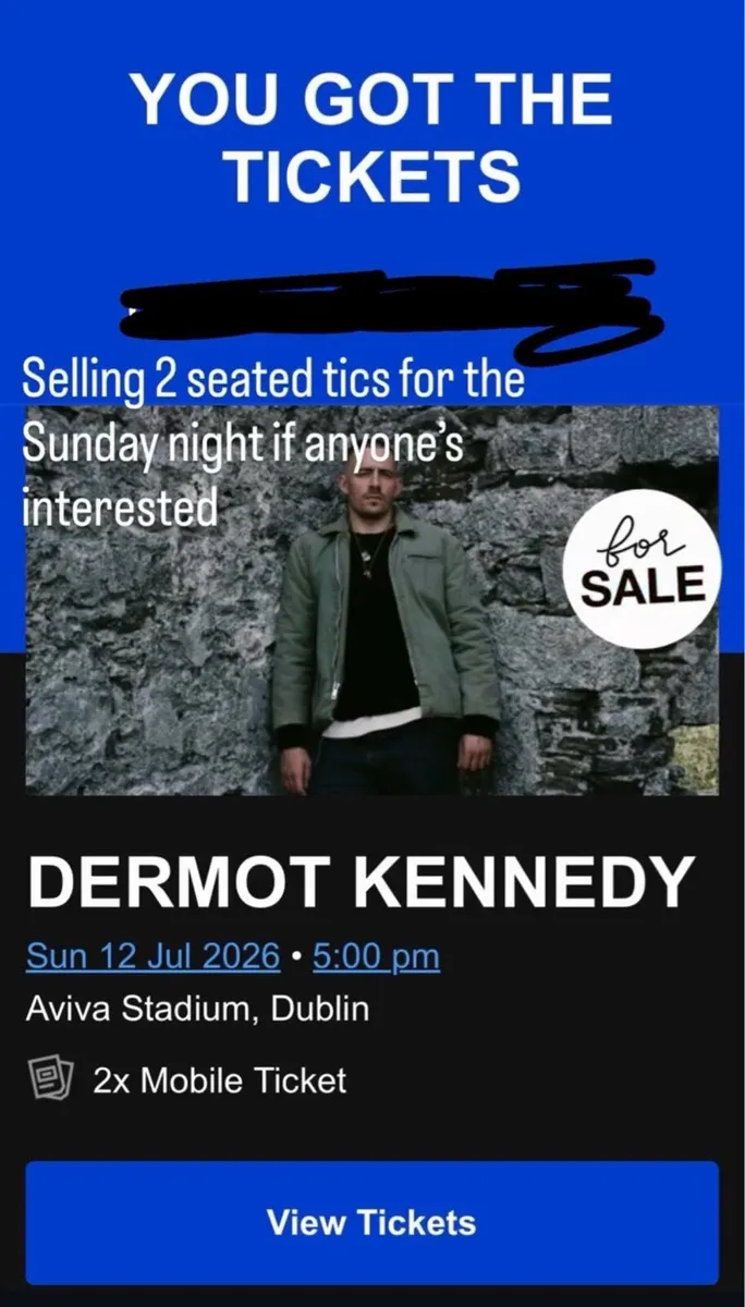 Dermot Kennedy Concert tickets