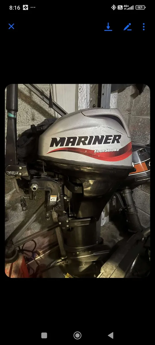 15 Hp Mariner outboard - Image 2