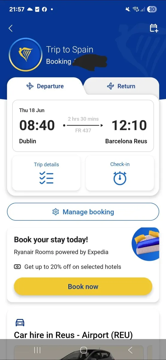 Dublin-Barcelona Flights Return 18/6-22/6 - Image 1