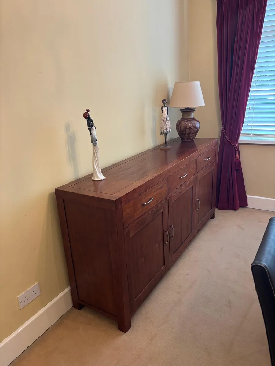 African Hardwood Cabinet - Image 2