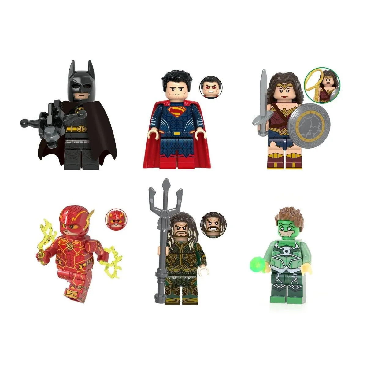 [6-Pcs] Justice League DC Comics Minifigure Bundle