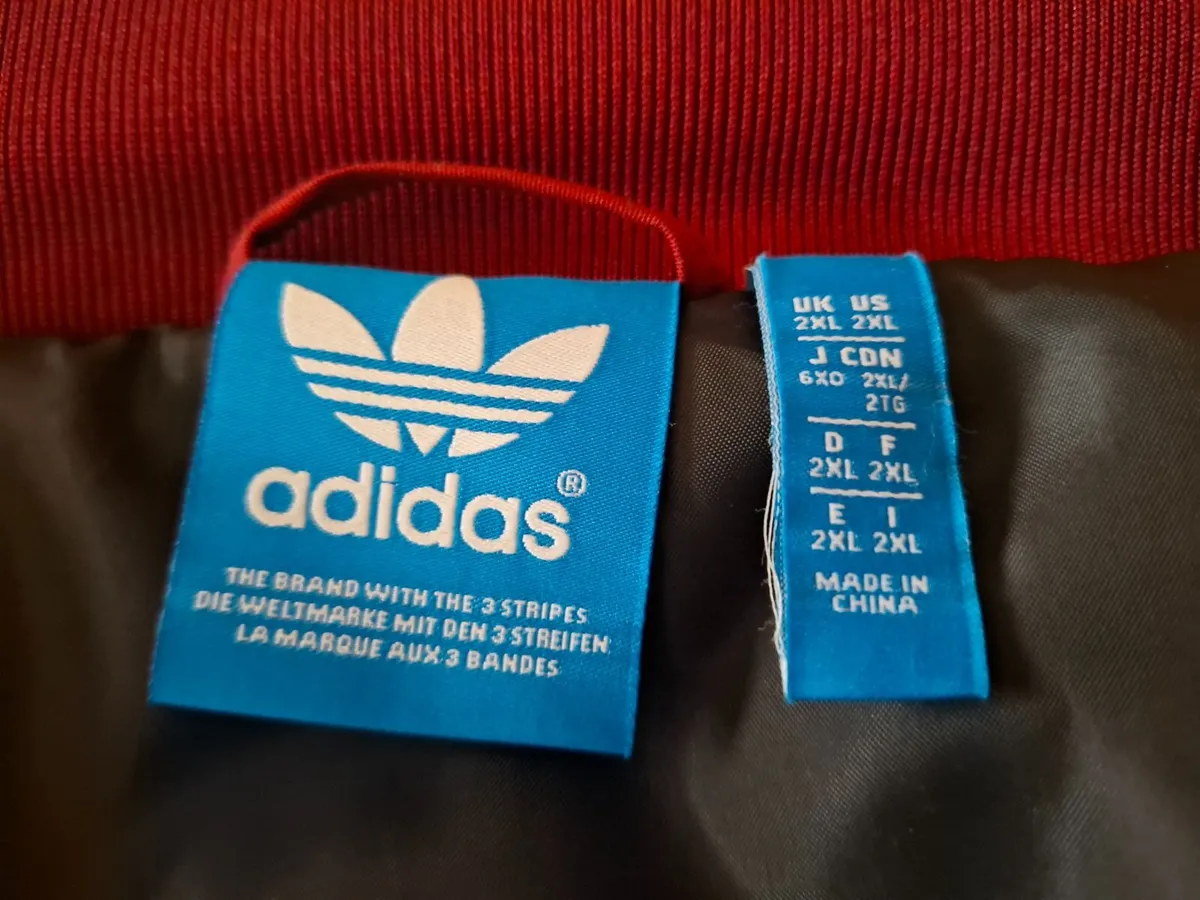 ADIDAS Bomber Jacket - Dark Red - Brand New - Image 4