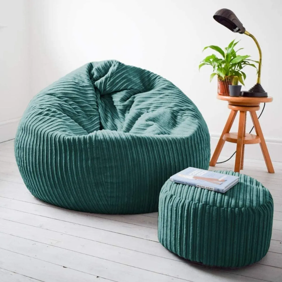 Slouchbag Large Corduroy Bean Bag Chair - Adult - Image 3