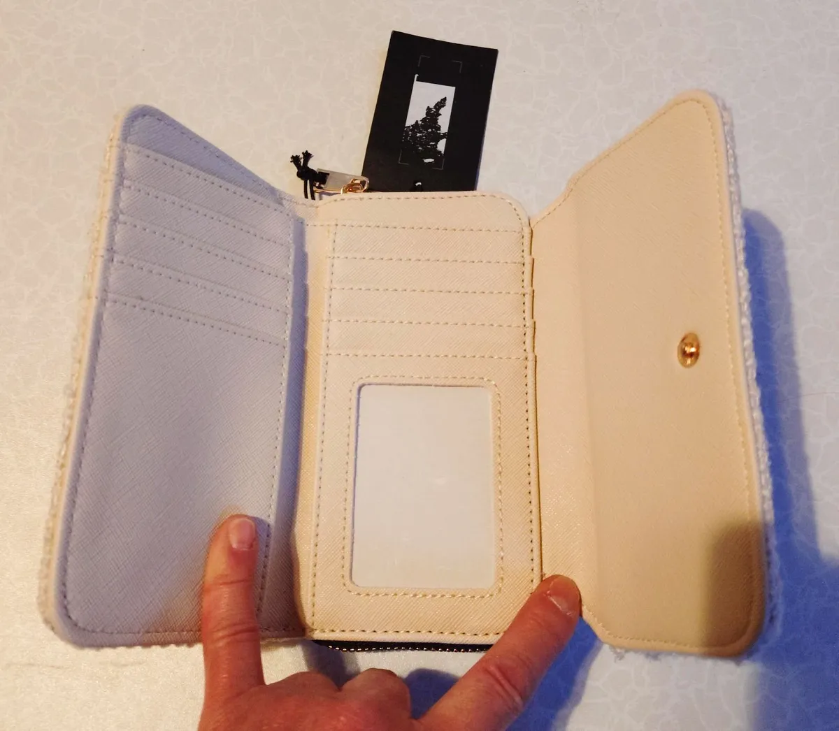 RIVER ISLAND CREAM LADIES PURSE (BRAND NEW). - Image 4