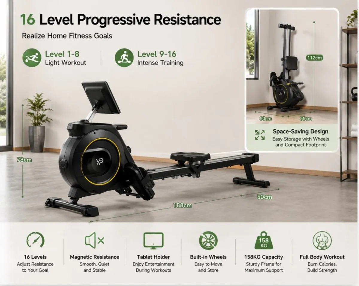 Premium Rowing machine - Free Delivery - Image 3