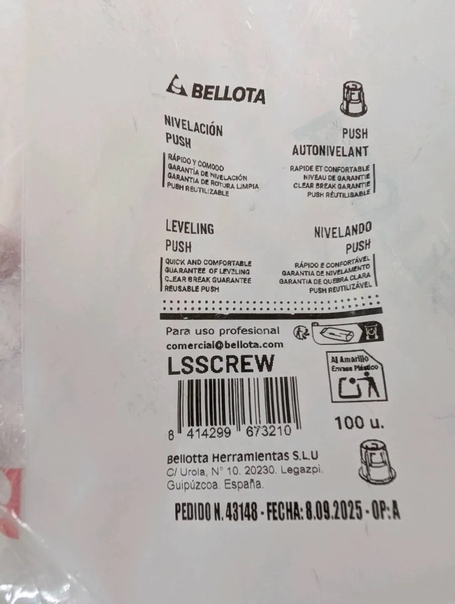 Levelling thread system - tiling bellota - Image 4