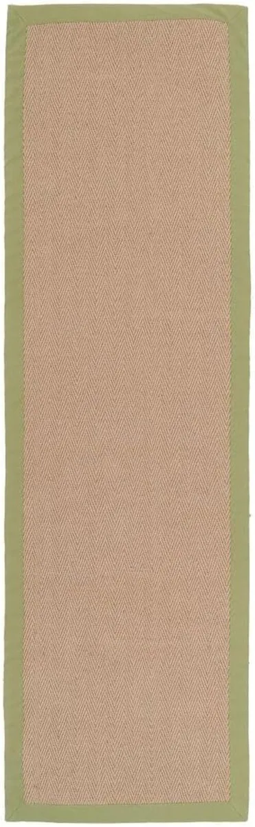 Natural Sustainable Olive Green Cotton Border - Image 3