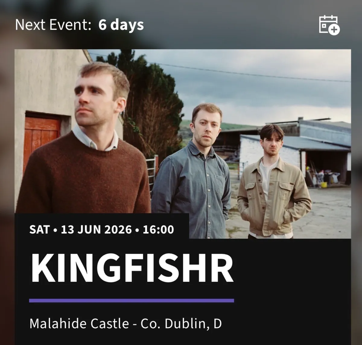Kingfishr tickets