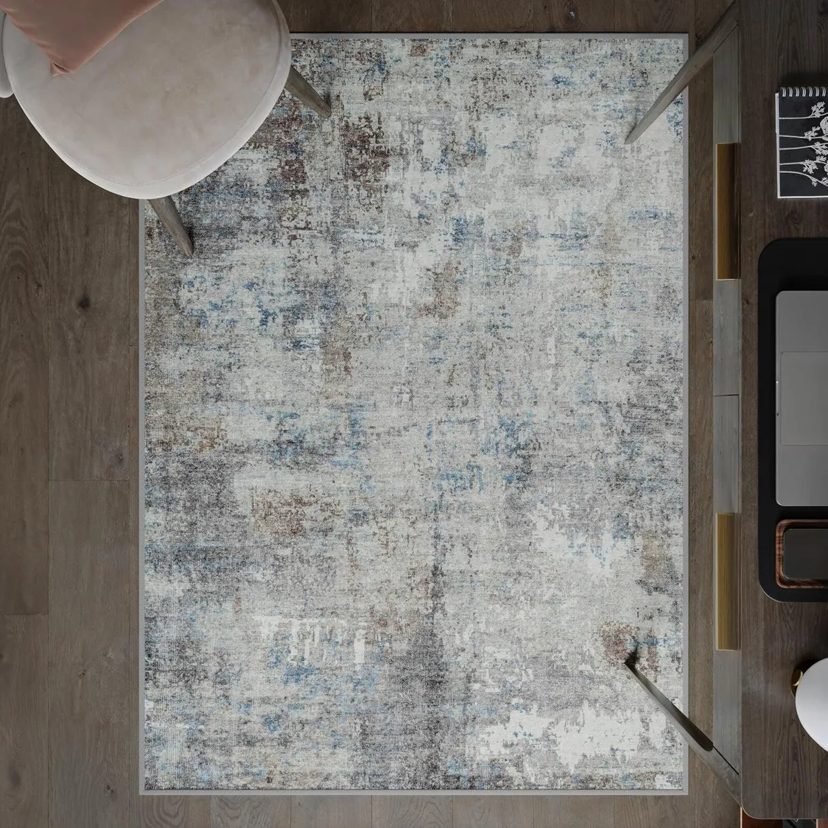 Machine Washable Rug 122x170cm 75% Recycled - Image 1