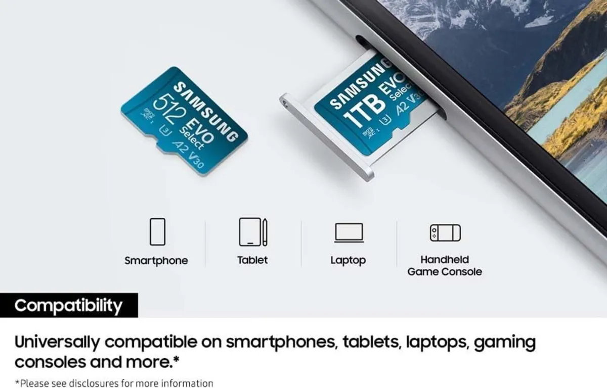 Samsung EVO Select 1TB microSD card - Image 2