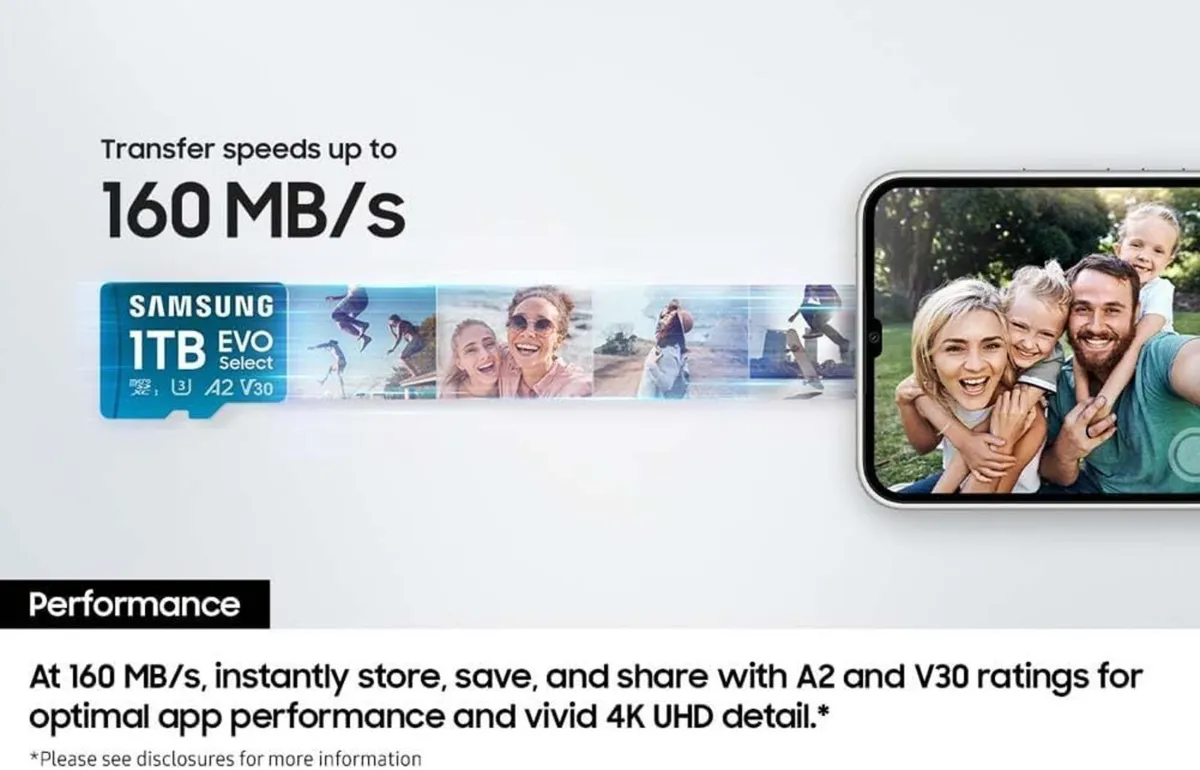 Samsung EVO Select 1TB microSD card - Image 3