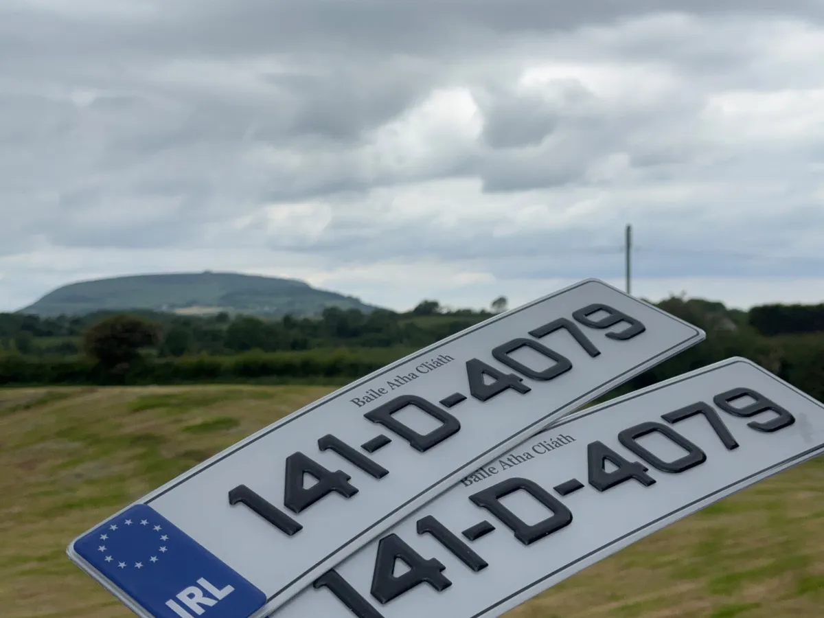 Ultimate number plates delivered gel German jap - Image 1