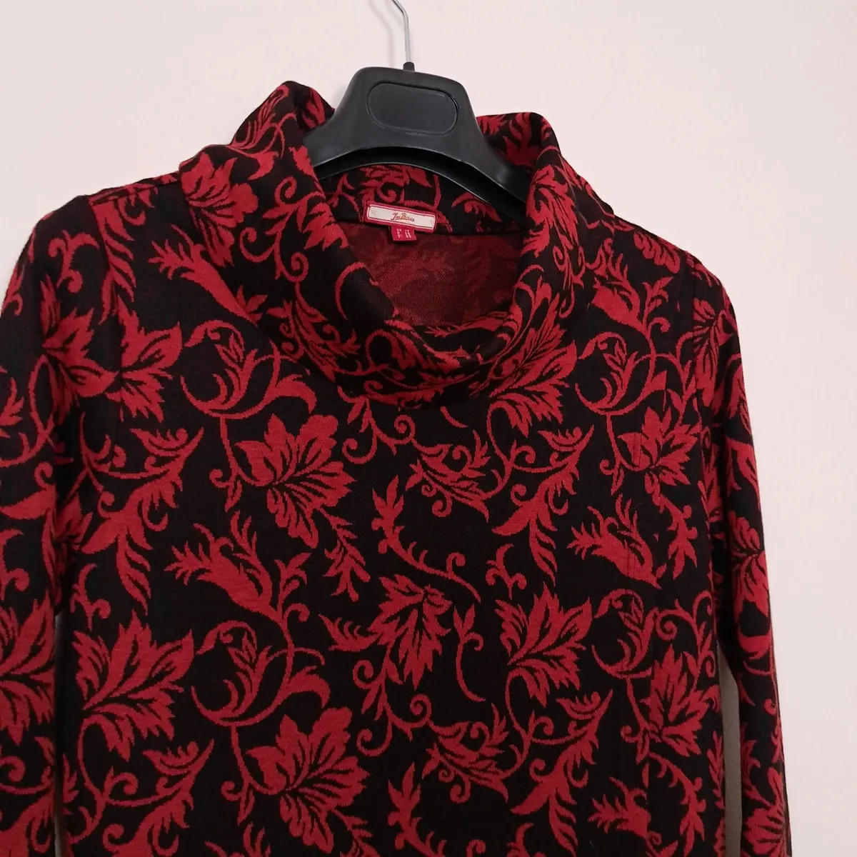 Joe Browns Black Red Floral Wrap Top 12UK/40EU - Image 3