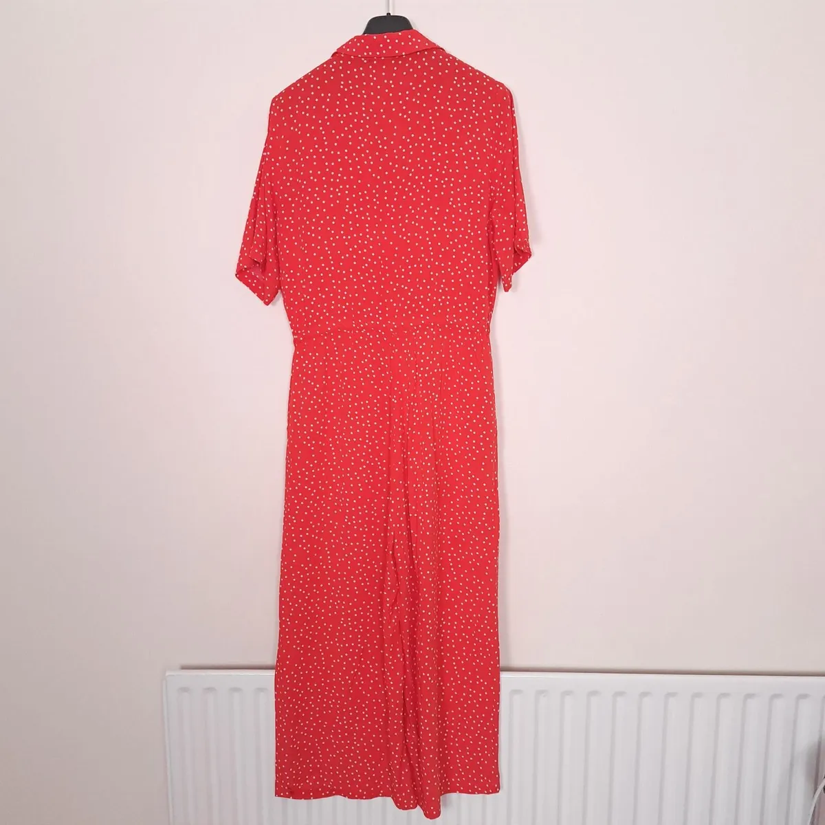 Soaked Red White Polka Dot Jumpsuit 10UK/38EU - Image 2