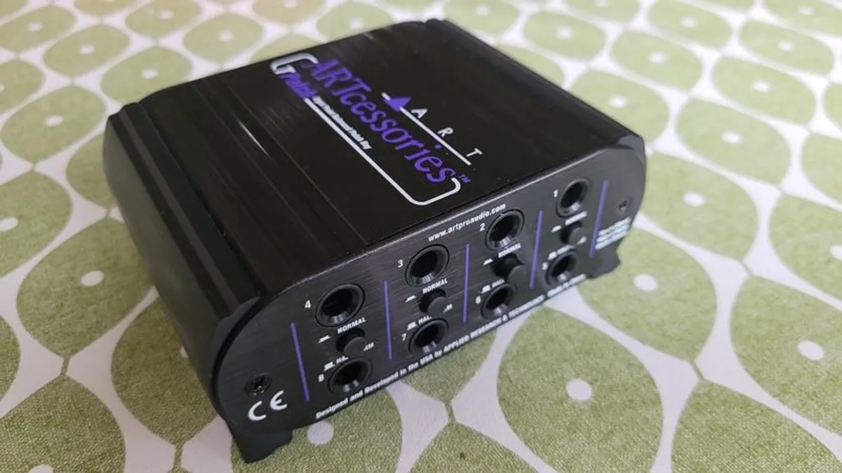 ART TPATCH Passive 8-Channel Balanced Patch Bay - Image 4