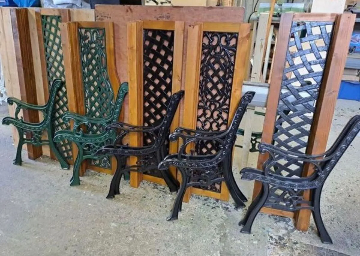Cast iron Garden benches