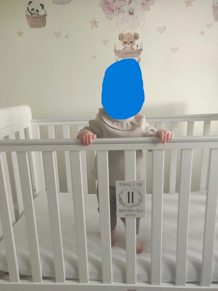 Babymore Eva Sleigh Cot Bed - Image 4