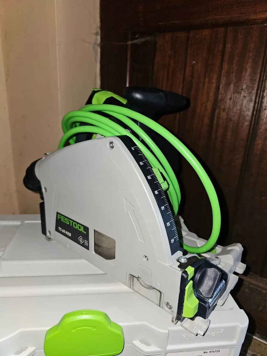 Festool TS 60KEB Tracksaw 110v & 2×1400mm Tracks - Image 3