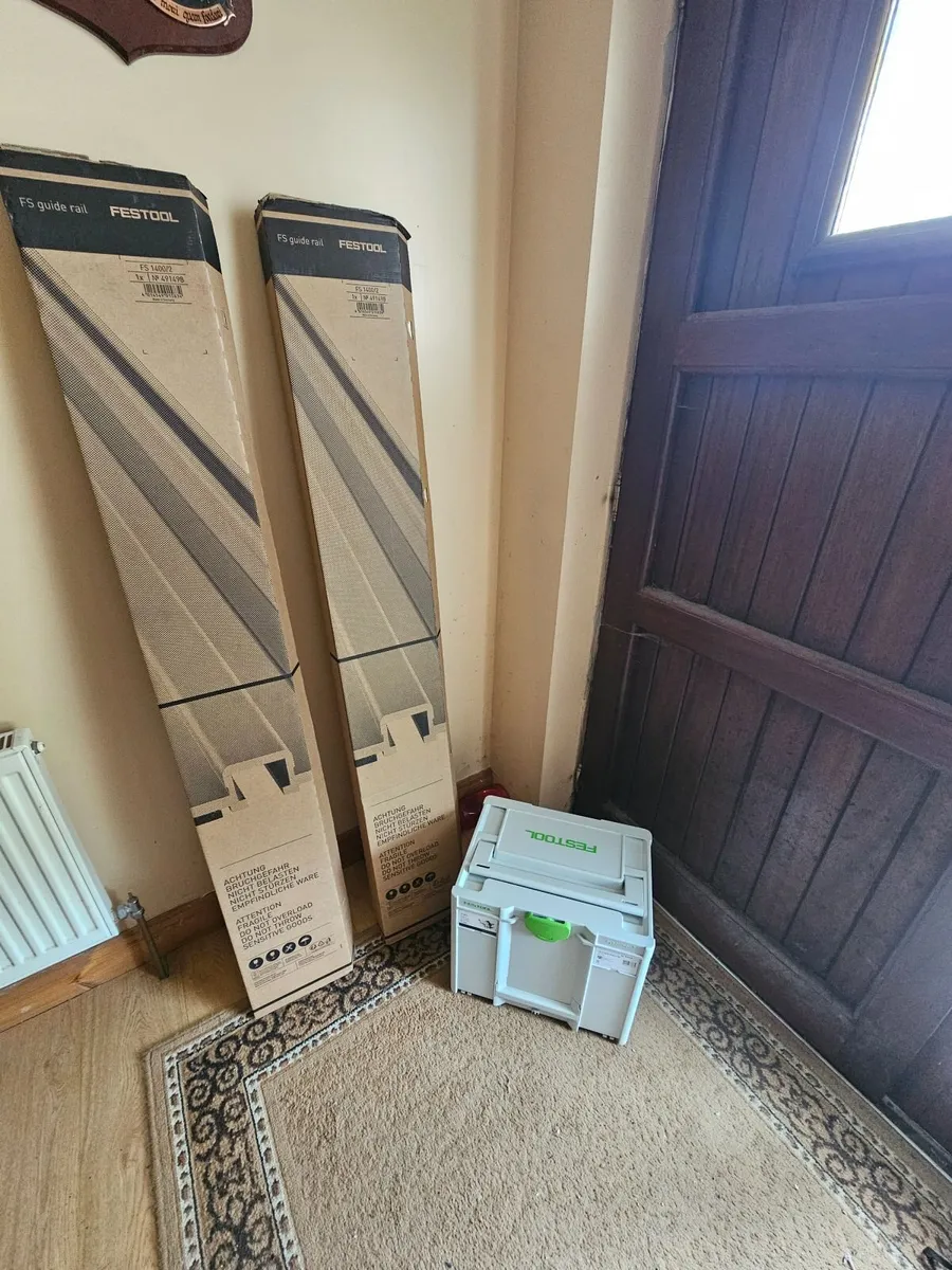 Festool TS 60KEB Tracksaw 110v & 2×1400mm Tracks - Image 1