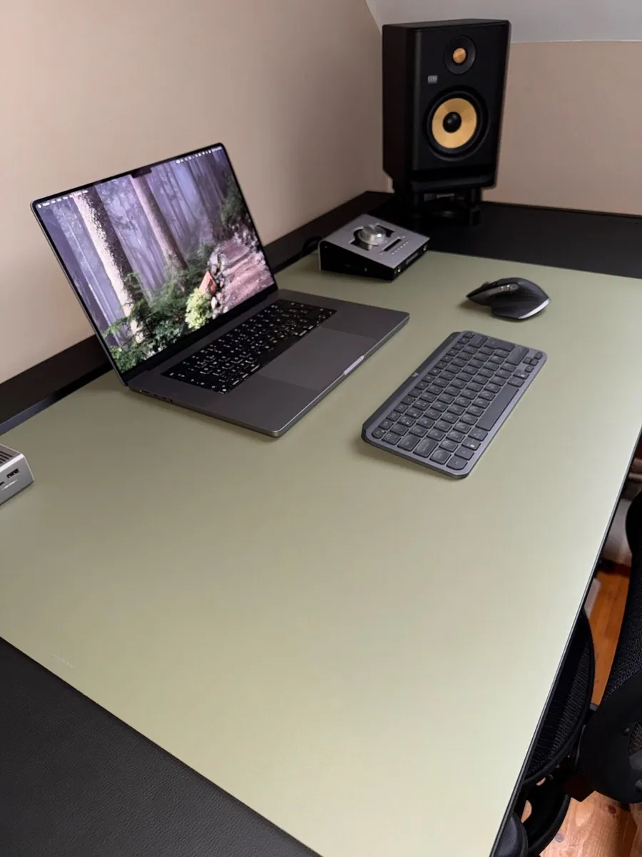 Grovemade Matte Desk Pad - Large Size - Green - Image 1