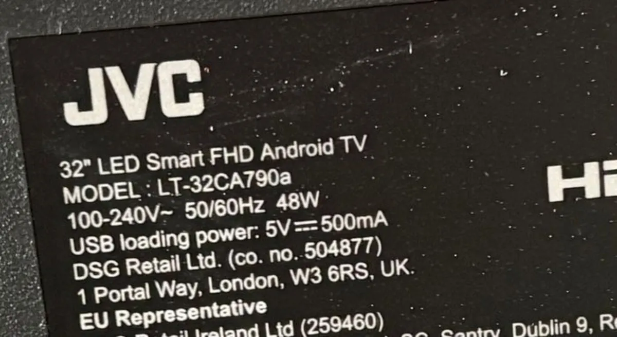 JVC 32-inch Full HD Smart TV - Image 2
