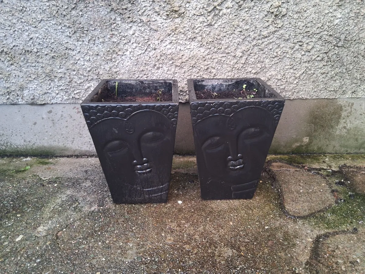 Buddha statues and Buddha planters - Image 3